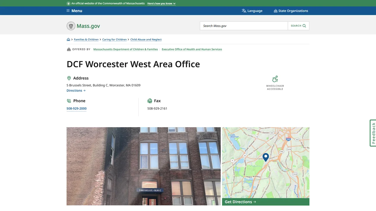 Department of Children and Families - Worcester, MA