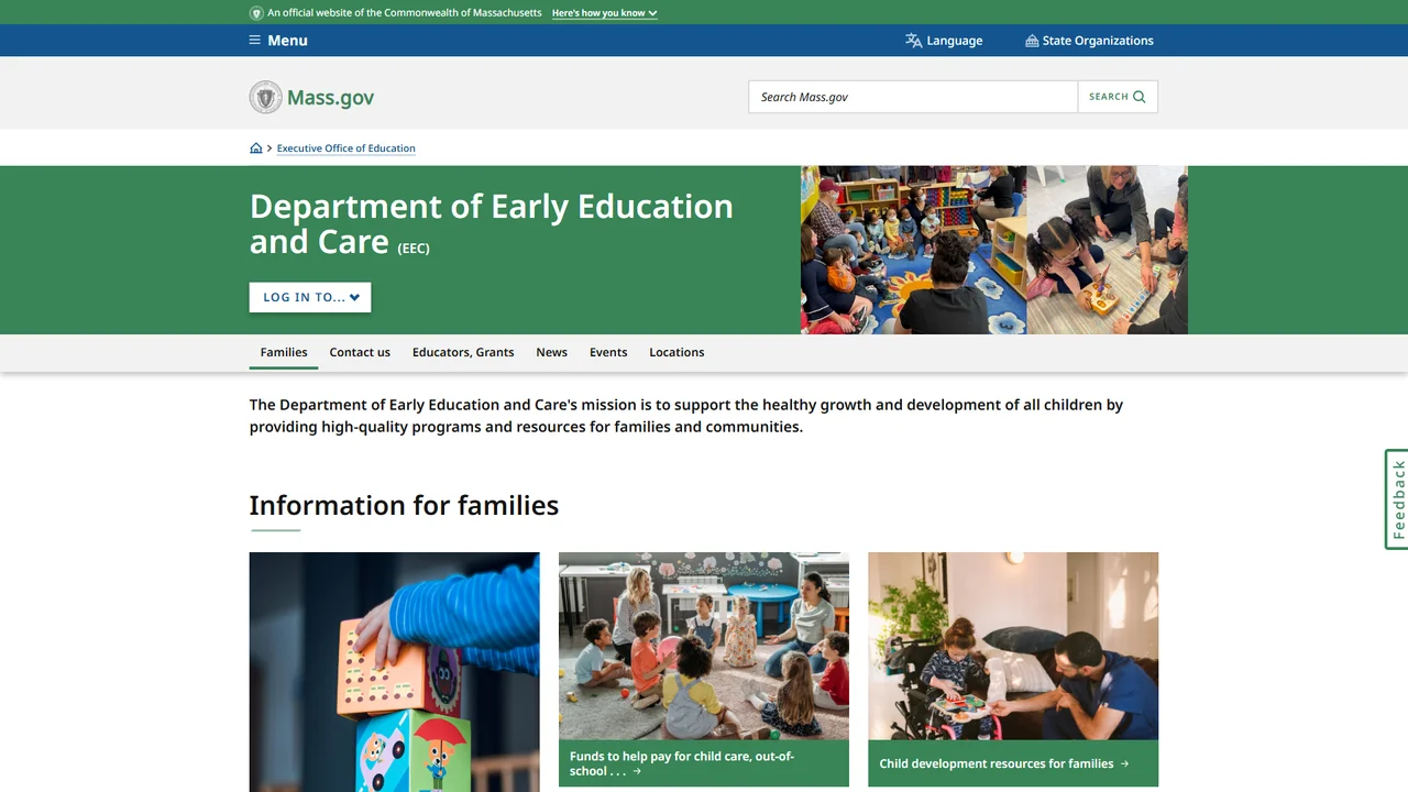 Department of Early Education and Care - Central MA Office - Worcester, MA