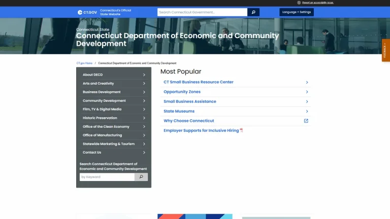 Department of Economic and Community Development - Hartford, CT