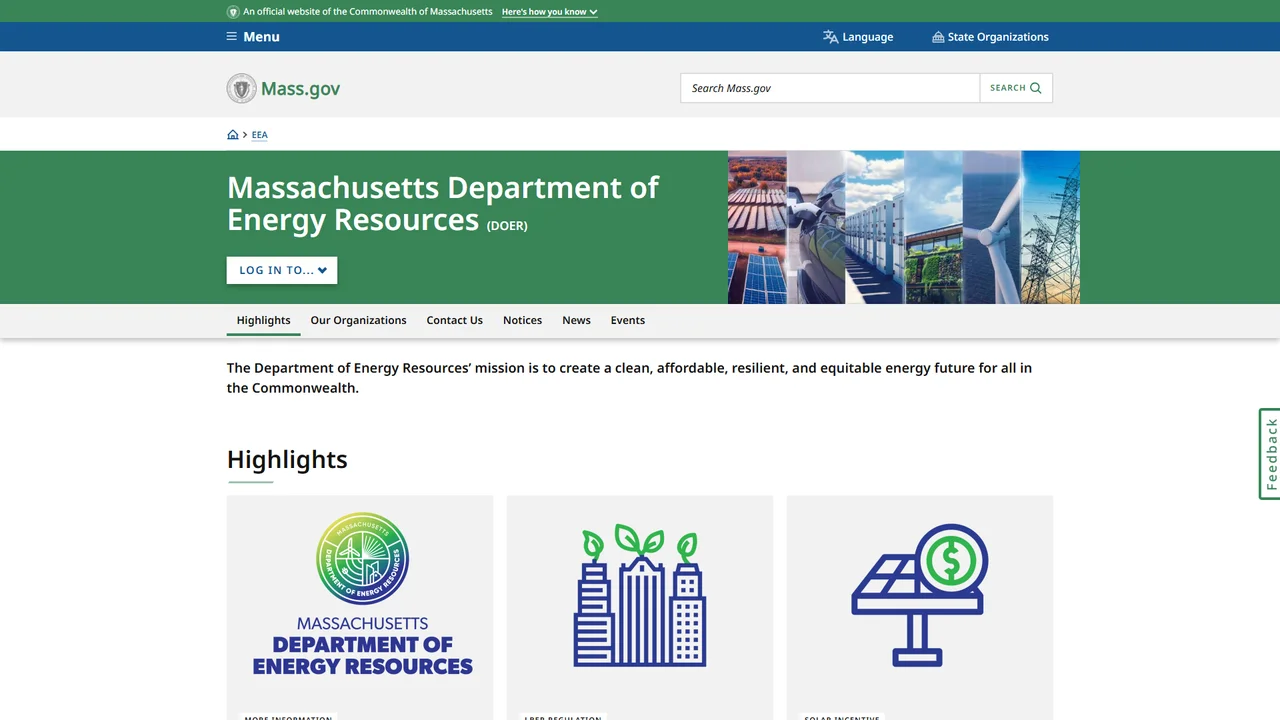 Department of Energy Resources - Boston, MA