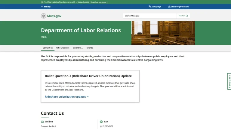 Department of Labor Relations - Boston, MA