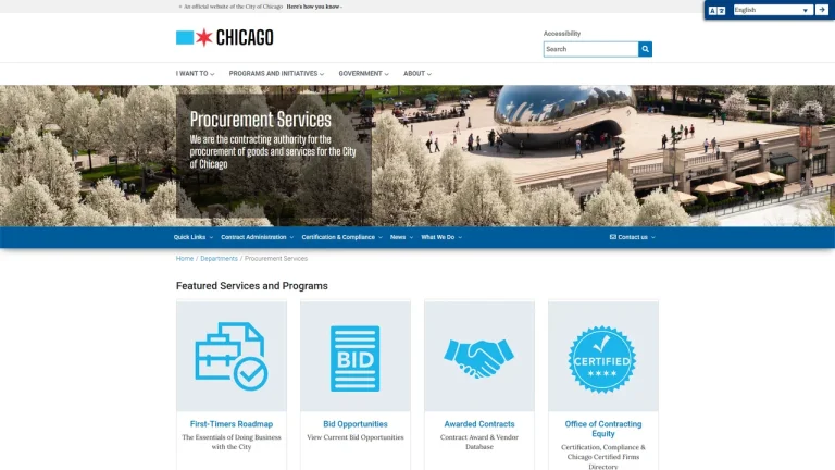 Department of Procurement Services - Chicago, IL