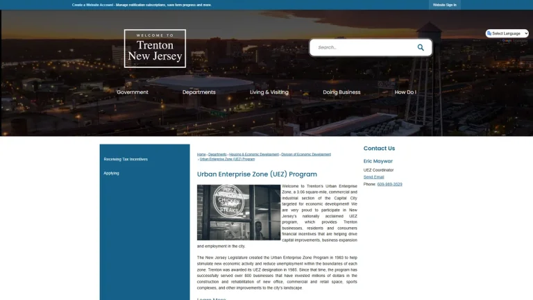 Department of Public Works - Solid Waste Division - Trenton, NJ