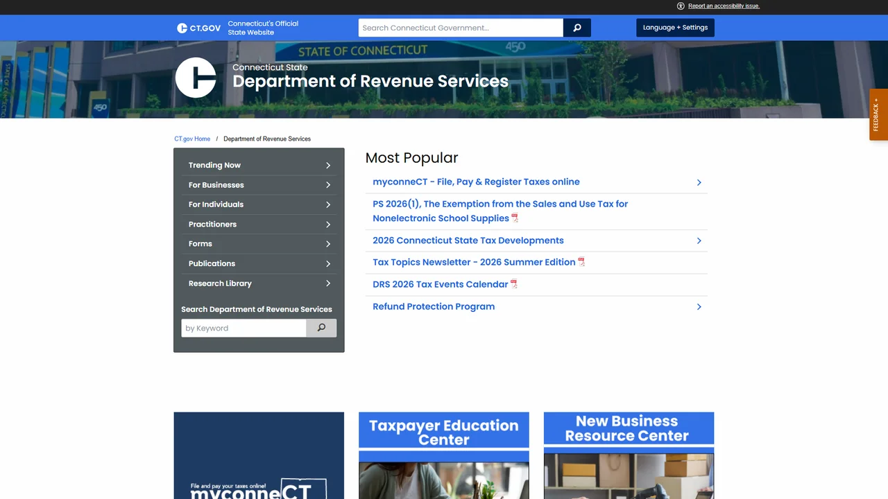 Department of Revenue Services (DRS) - Hartford, CT