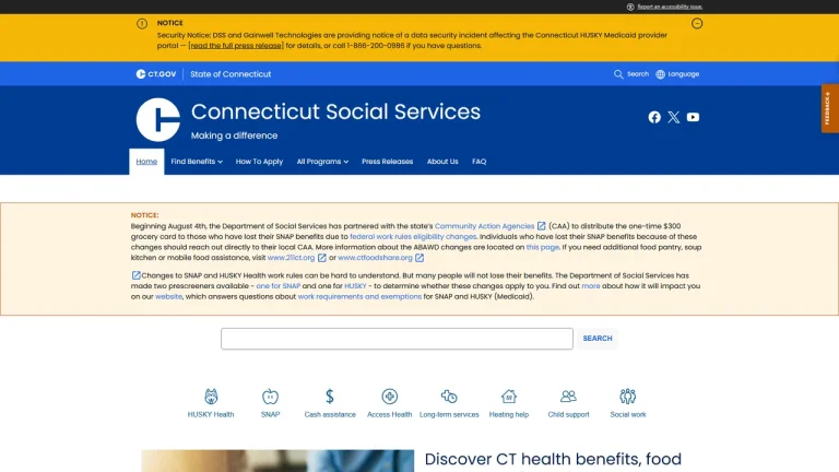 Department of Social Services - Central Office - Hartford, CT