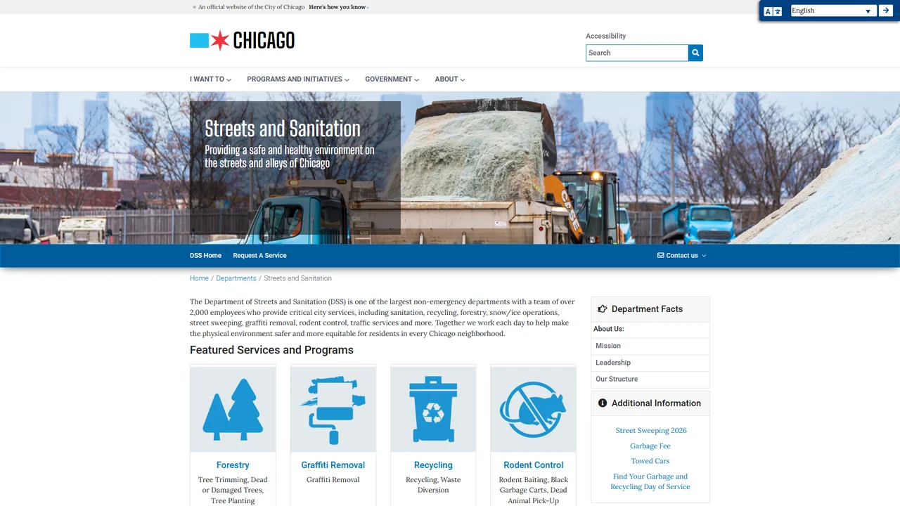 Department of Streets and Sanitation - 7th Division - Chicago, IL