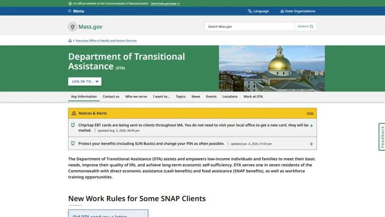 Department of Transitional Assistance Budget Division - Boston, MA