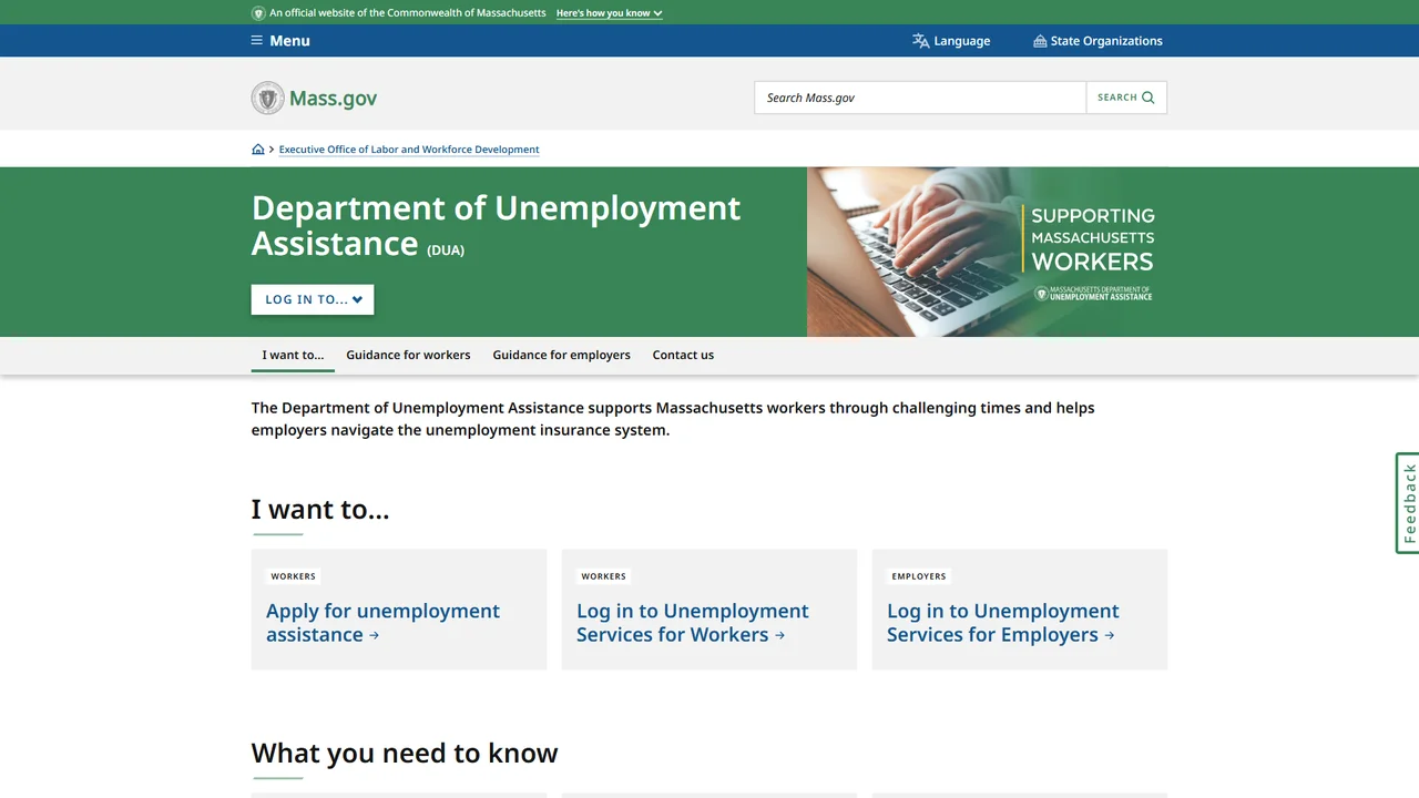 Department of Unemployment Assistance - Boston, MA