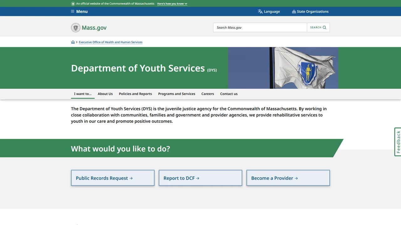 Department of Youth Services - Boston, MA