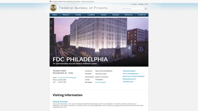Detention Center - Philadelphia, PA