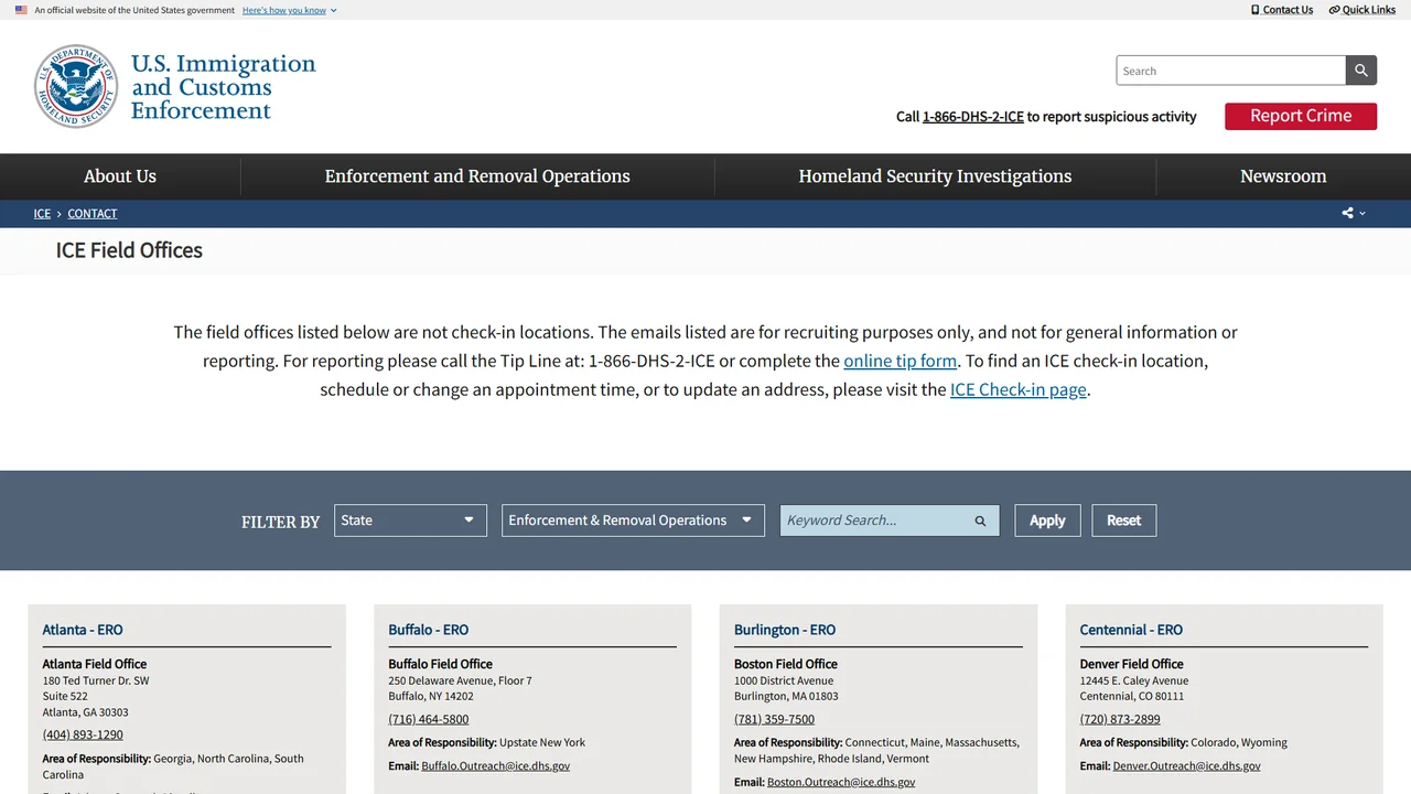 DHS ICE ERO Philadelphia Field Office - Philadelphia, PA