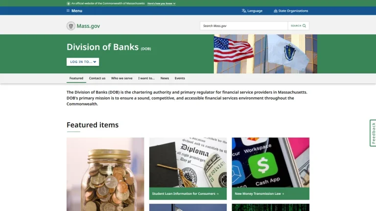 Division of Banks - Boston, MA