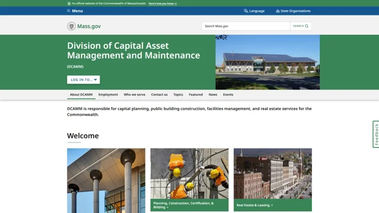 Division of Capital Asset Management and Maintenance - Boston, MA
