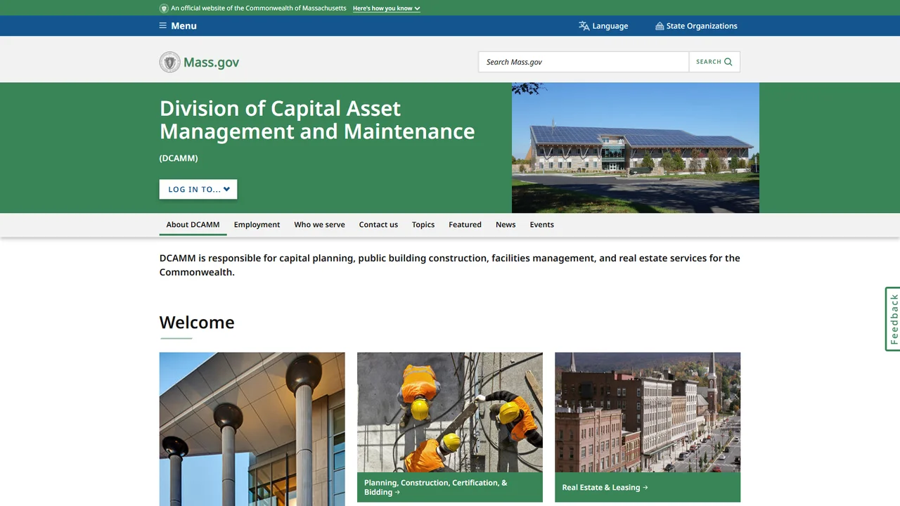 Division of Capital Asset Management and Maintenance - Boston, MA