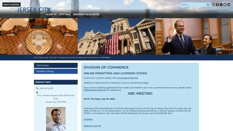 Division of Commerce - Jersey City, NJ