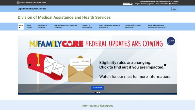 Division of Medical Assistance & Health Services - Trenton, NJ