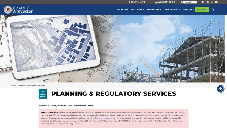 Division of Planning and Regulatory Services - Worcester, MA