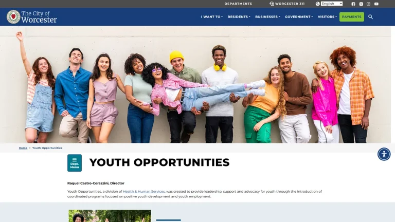 Division of Youth Opportunities, City of Worcester - Worcester, MA