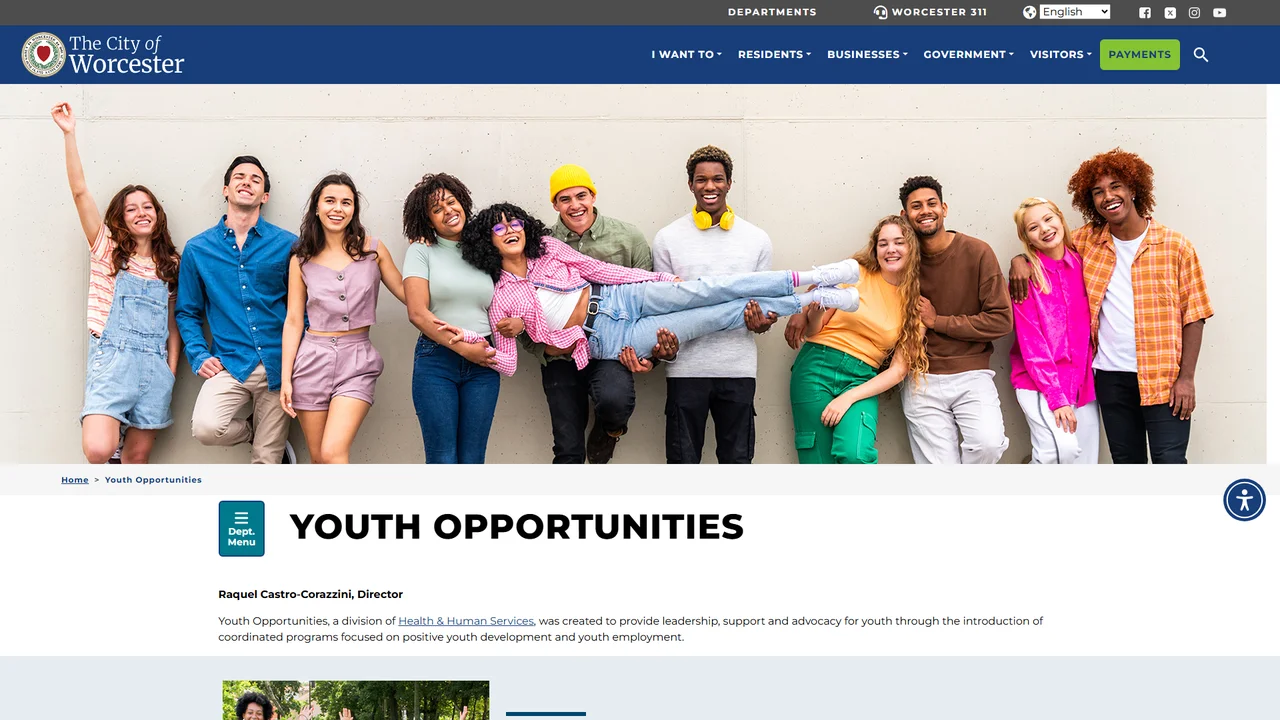 Division of Youth Opportunities, City of Worcester - Worcester, MA