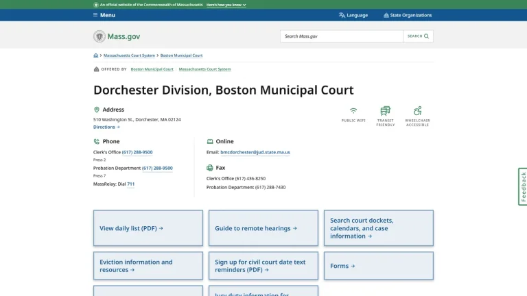 Dorchester District Court - Boston, MA