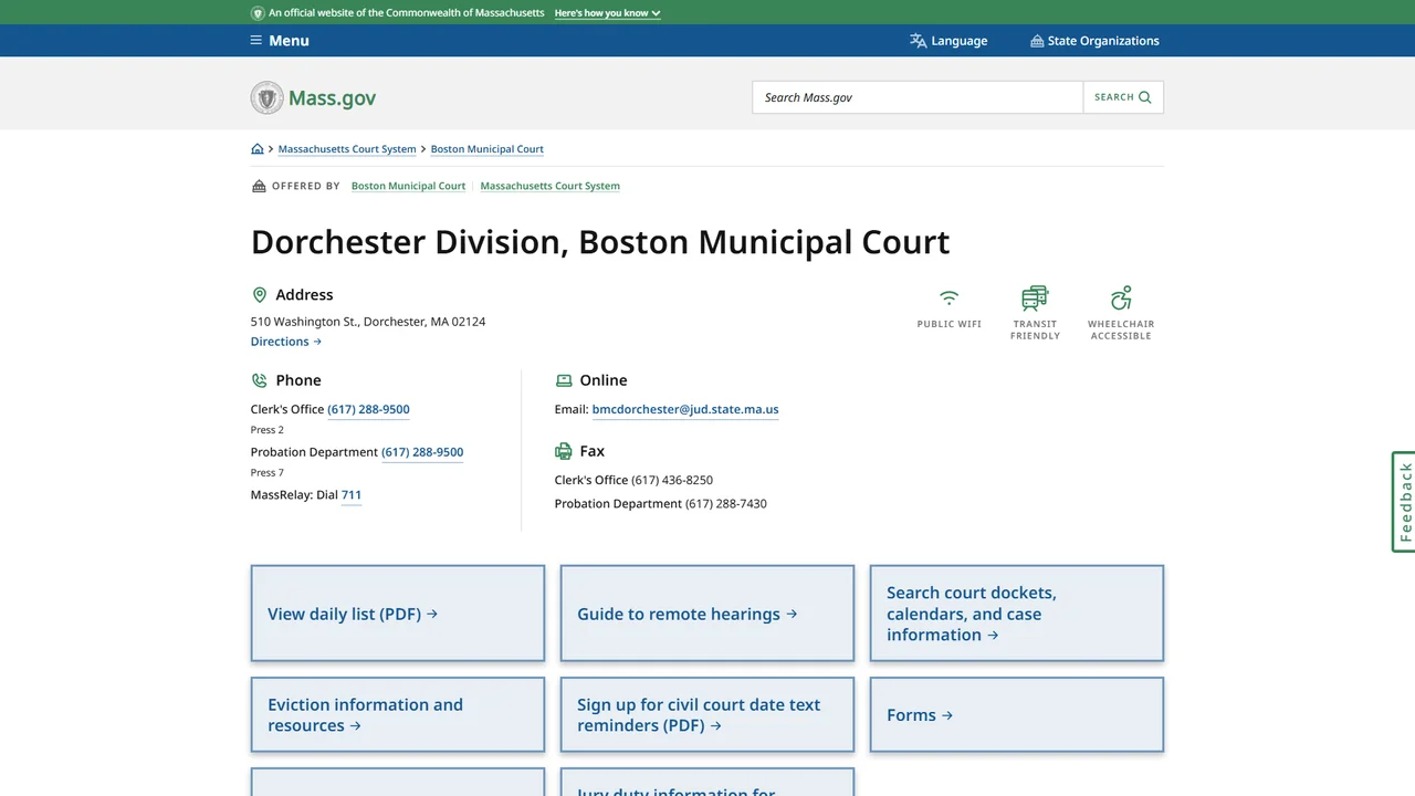 Dorchester District Court - Boston, MA
