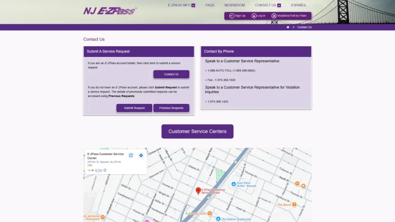 E-ZPass Customer Service Center - Newark, NJ