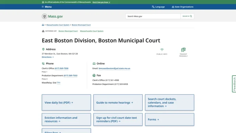 East Boston District Court - Boston, MA