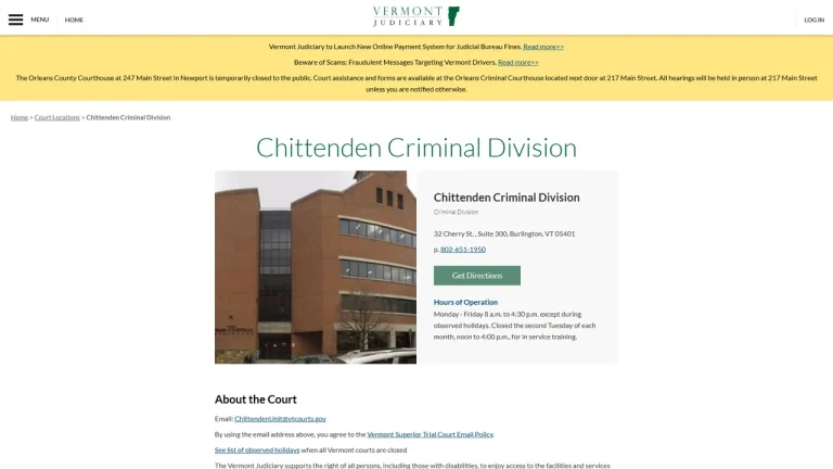 Edward J. Costello Courthouse - Burlington, VT