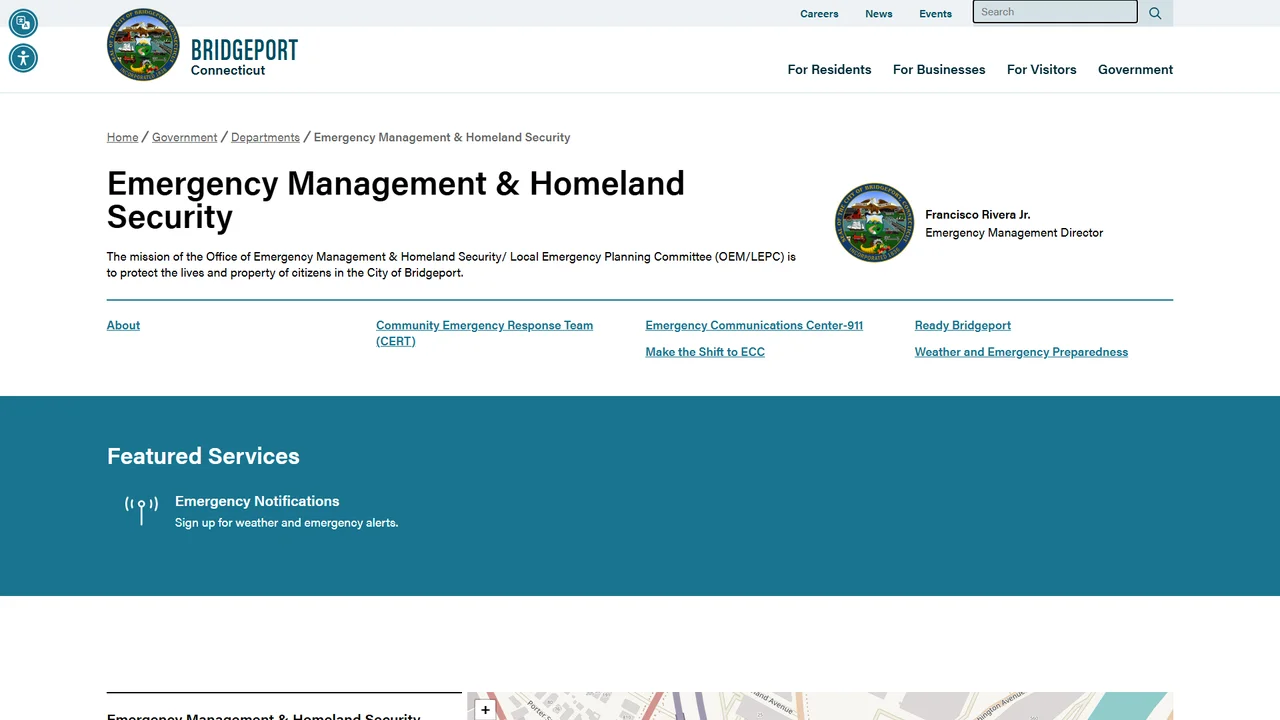 Emergency Management & Homeland Security - Bridgeport, CT