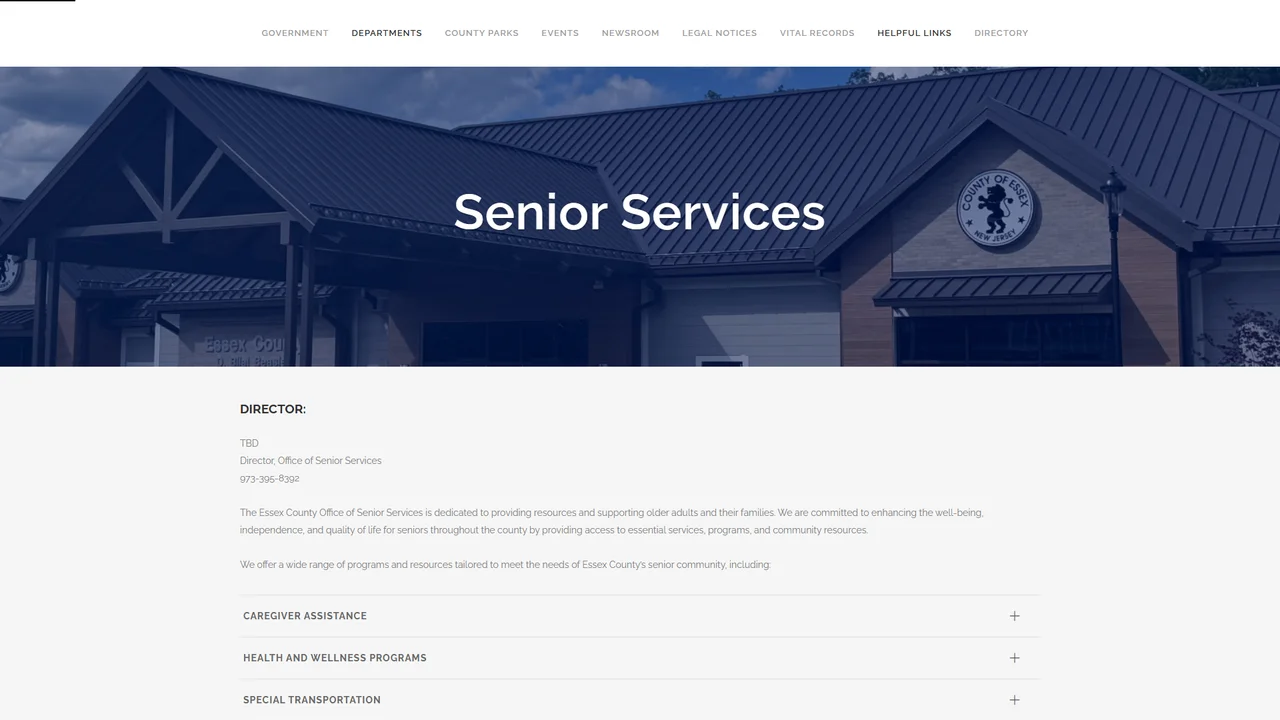 Essex County Division of Senior Services - Newark, NJ