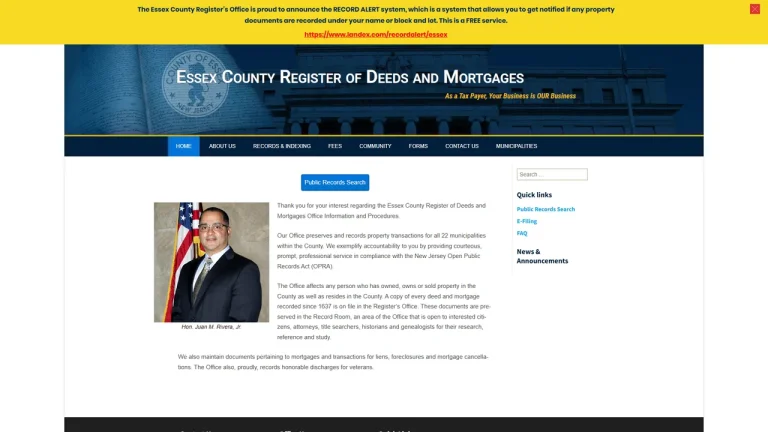 Essex County Register of Deeds and Mortgages - Newark, NJ