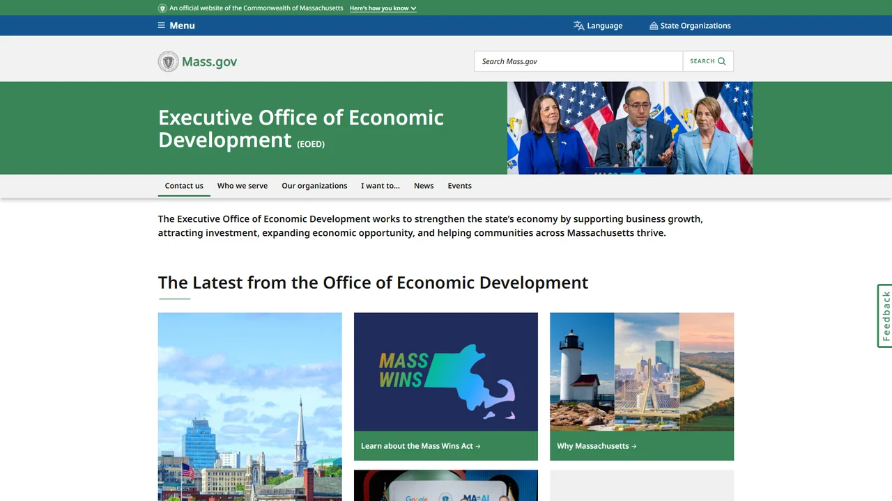 Executive Office Economic Development - Boston, MA