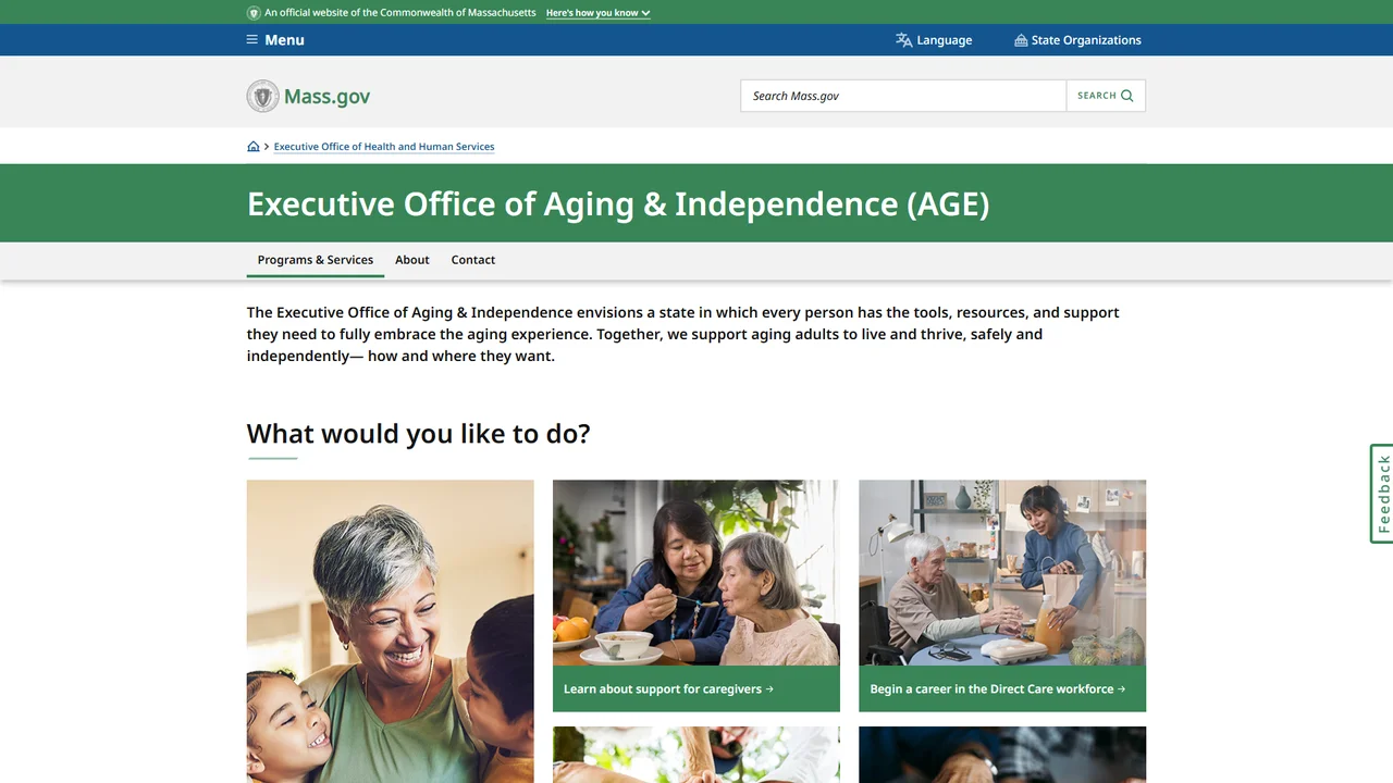 Executive Office of Elder Affairs - Boston, MA