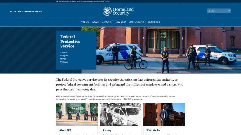 Federal Protective Service Region 1 - Boston, MA
