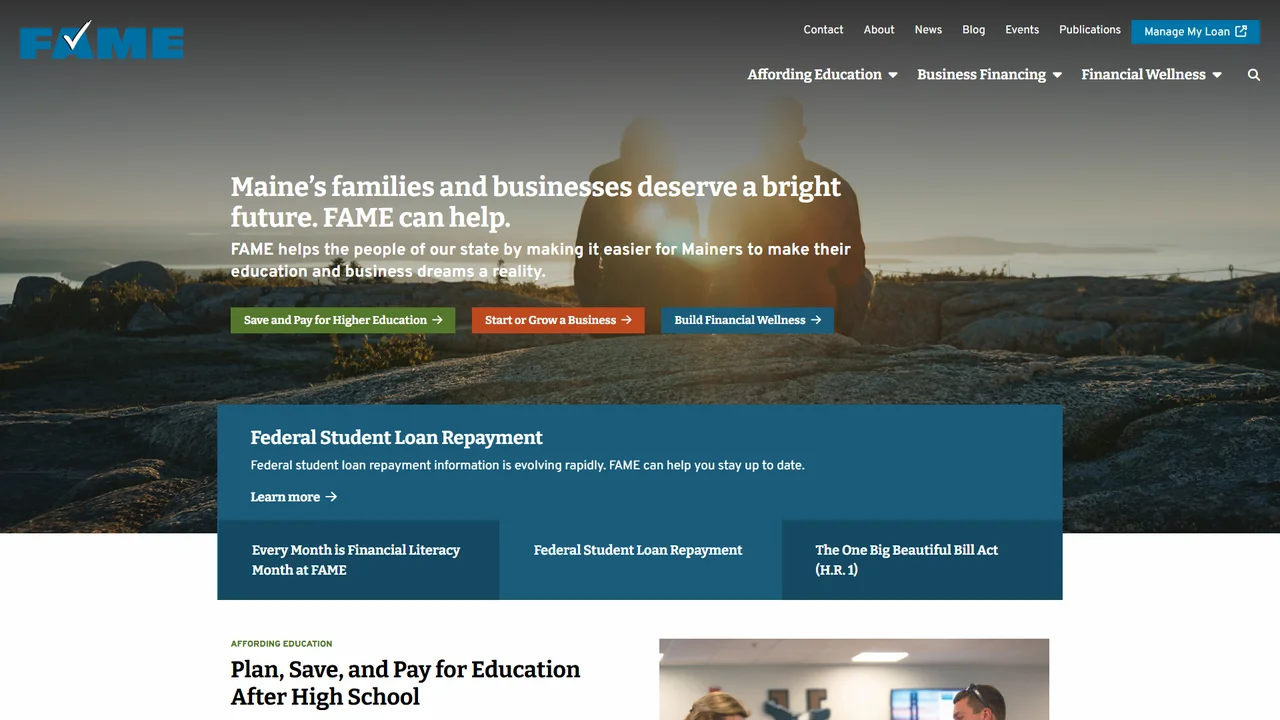 Finance Authority of Maine (FAME) - Augusta, ME