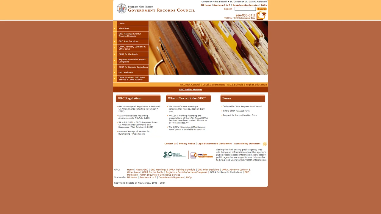 Government Records Council - Trenton, NJ
