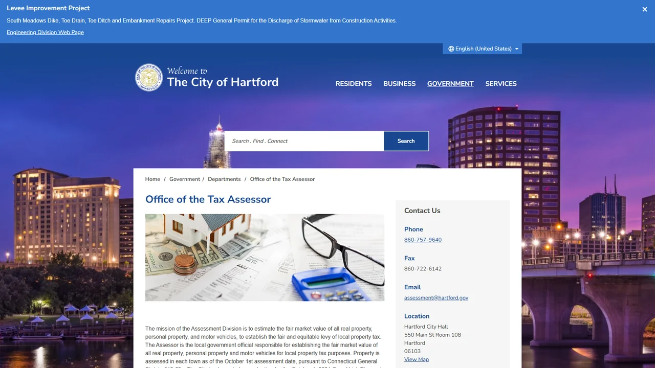 Hartford City Assessor - Hartford, CT