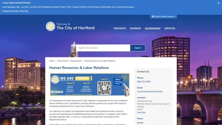 Hartford Personnel Department - Hartford, CT