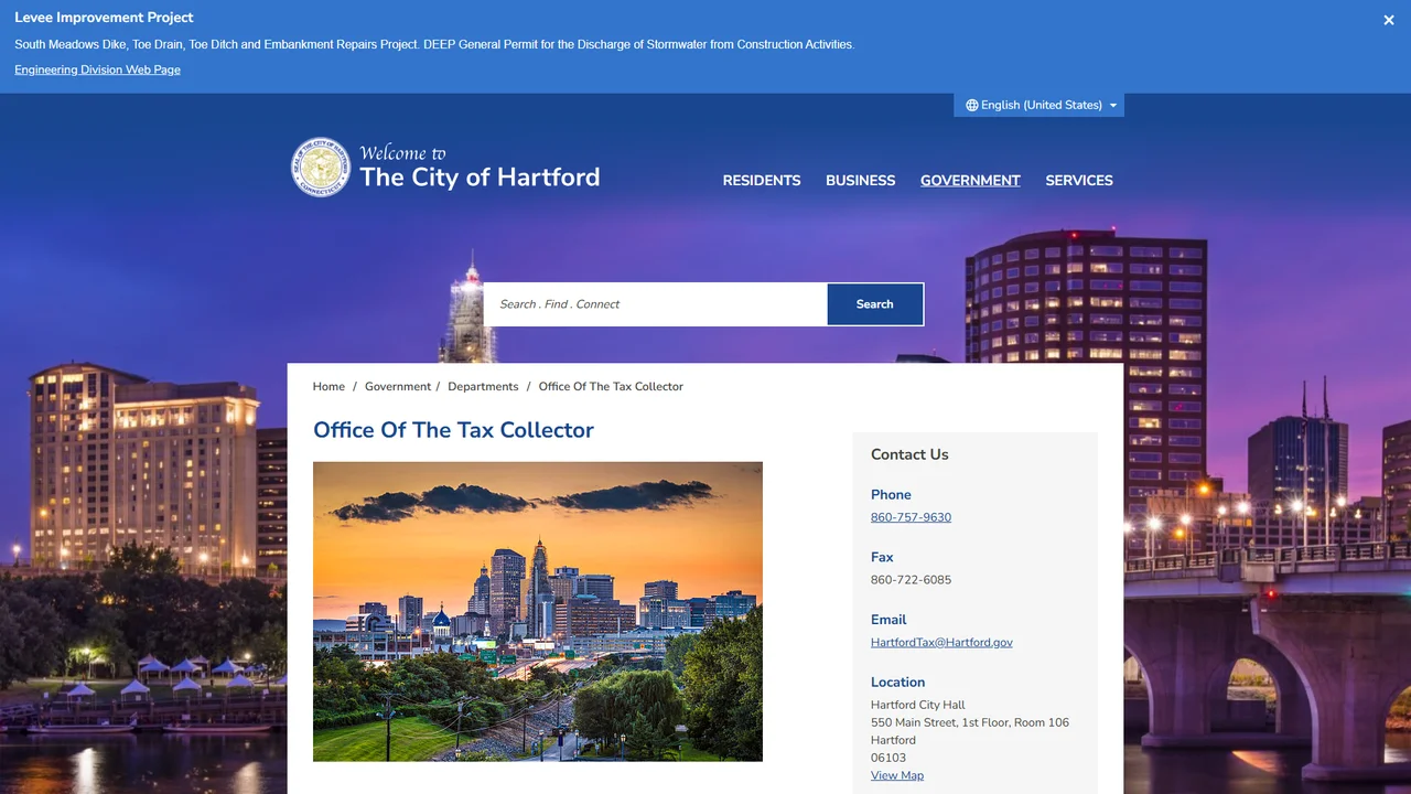 Hartford Tax Collector's Office - Hartford, CT