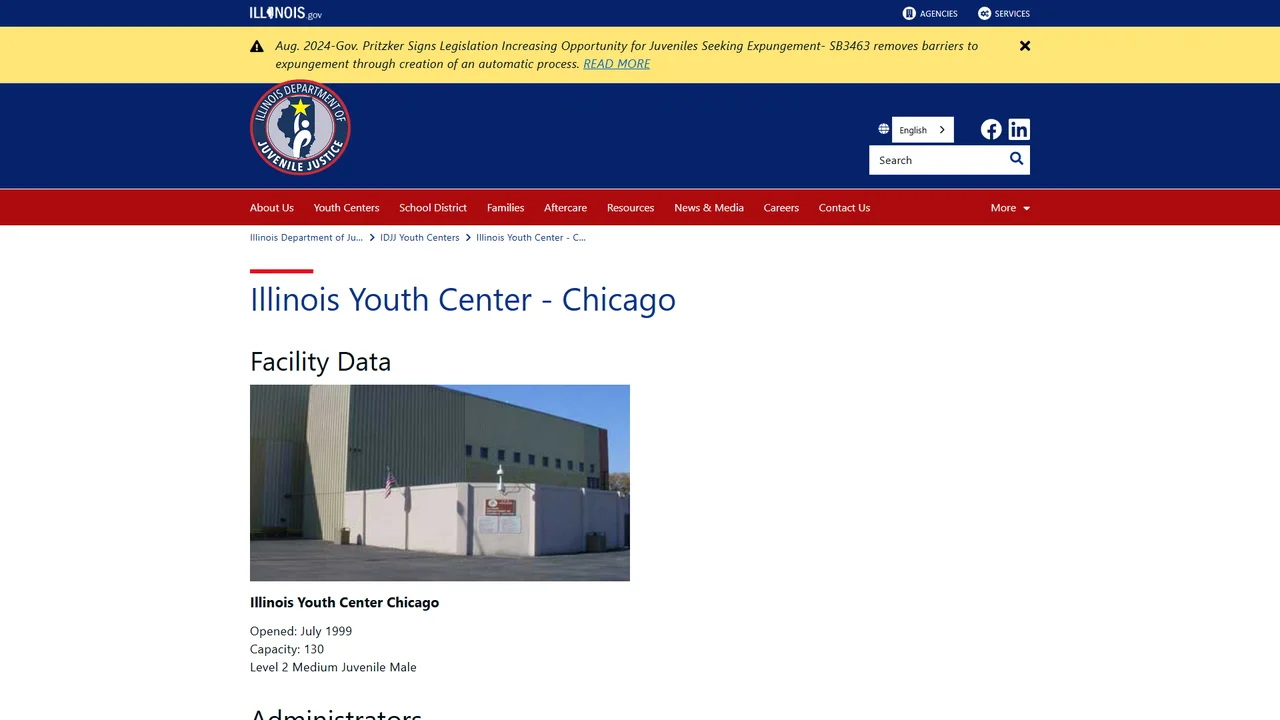 Illinois Youth Center at Chicago - Chicago, IL