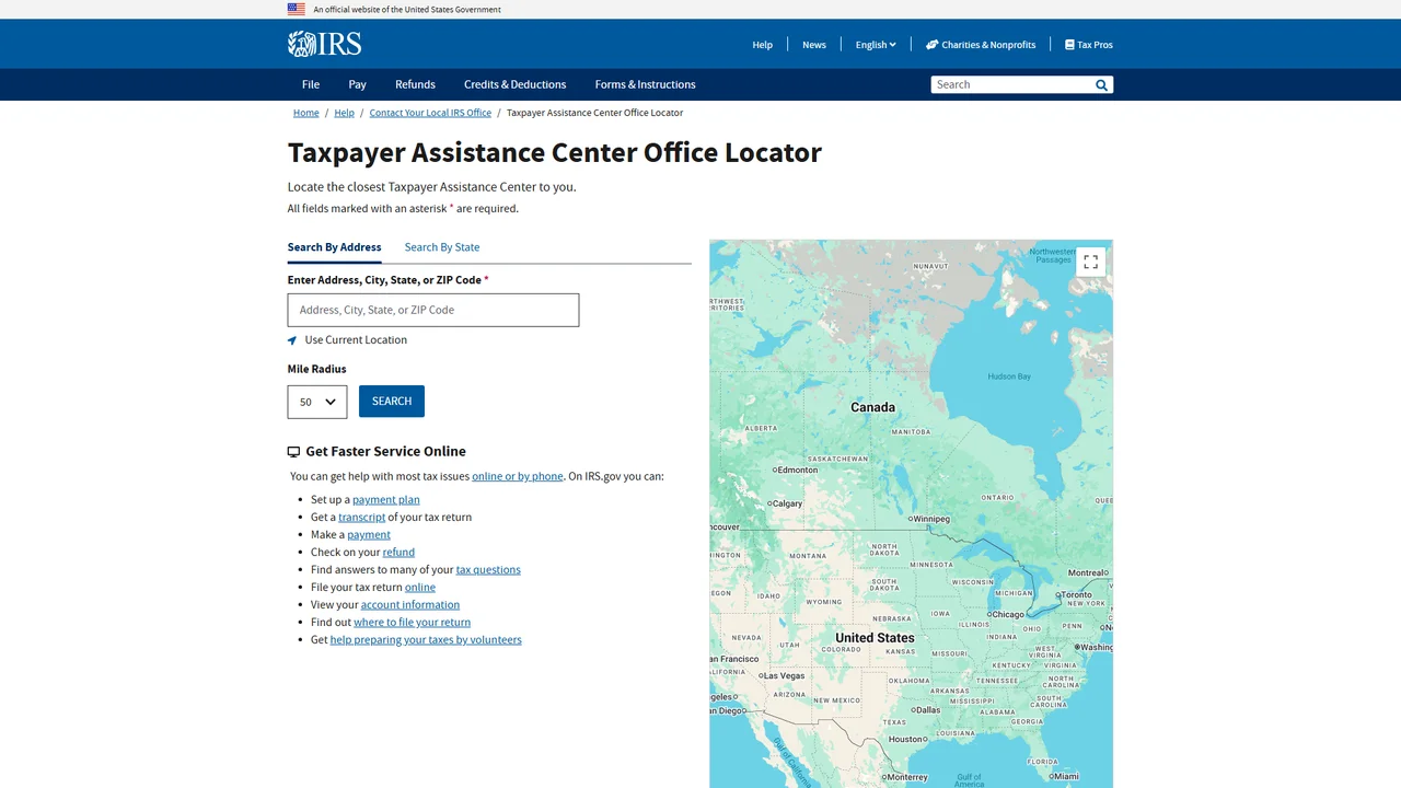 Internal Revenue Service (IRS) Taxpayer Assistance Center - Harrisburg, PA