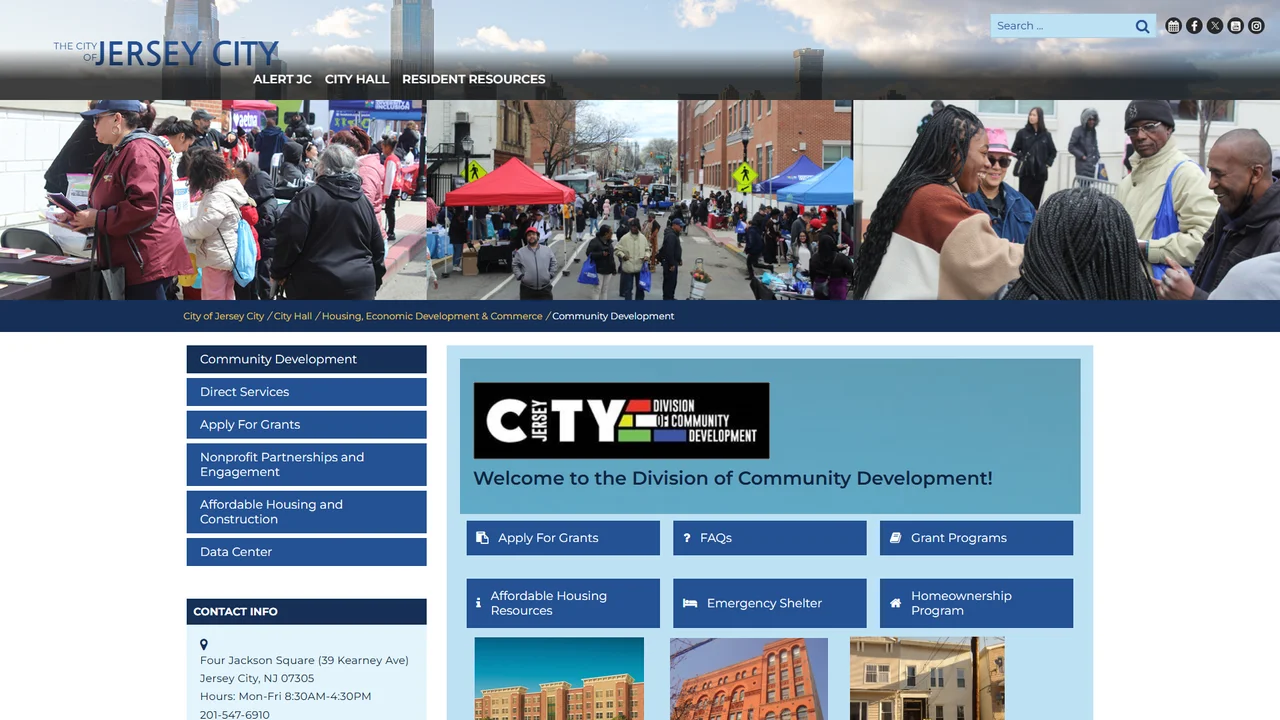 Jersey City Division of Community Development - Jersey City, NJ