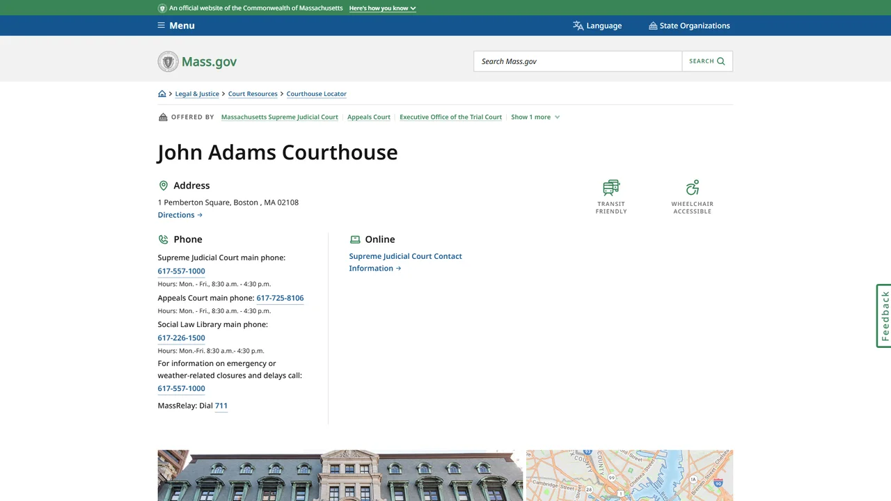 John Adams Courthouse - Boston, MA