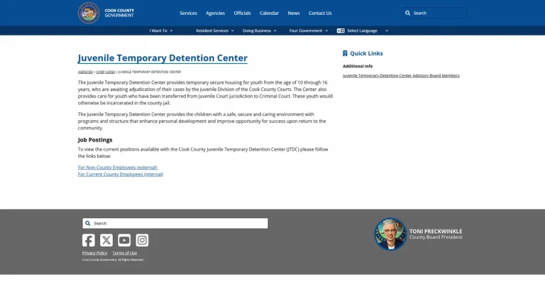 Juvenile Temporary Detention Center - Chicago, IL