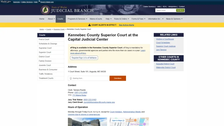 Kennebec County Superior Court - Augusta, ME