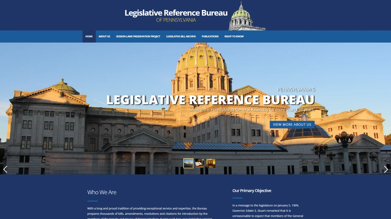 Legislative Reference Bureau - Harrisburg, PA