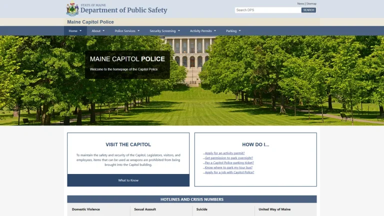 Maine Bureau of Capitol Police - Augusta, ME