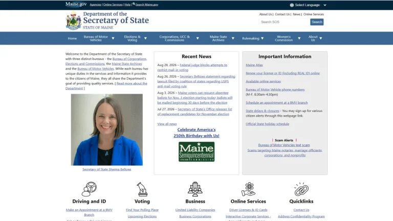 Maine Bureau of Corporations, Elections and Commissions - Ballard Center - Augusta, ME