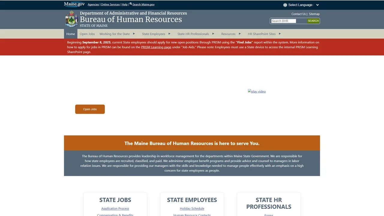 Maine Bureau of Human Resources - Augusta, ME