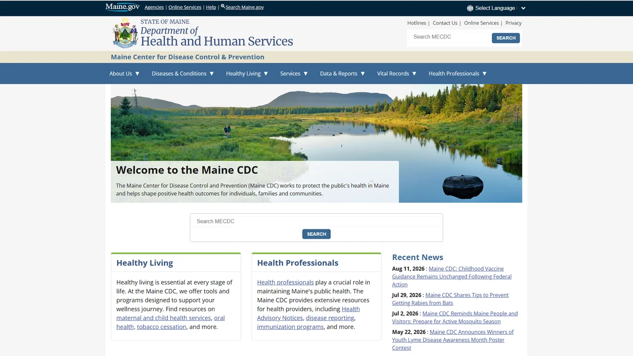 Maine Center for Disease Control and Prevention - Augusta, ME